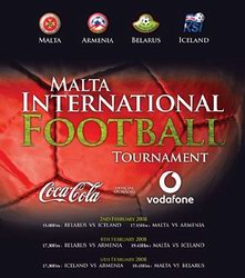 Афиша международного турнира сборных. Мальта 2008