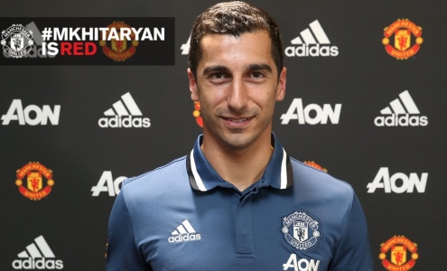 Генрих Мхитарян. Фото manutd.com Генрих Мхитарян. Фото manutd.com