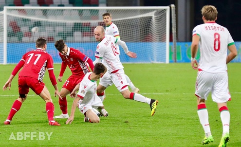 Лига наций. Беларусь - Молдова - 0:0. Фото - abff.by