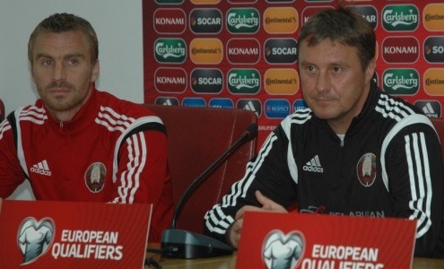 Сергей Корниленко и Александр Хацкевич. Фото sportmedia.mk