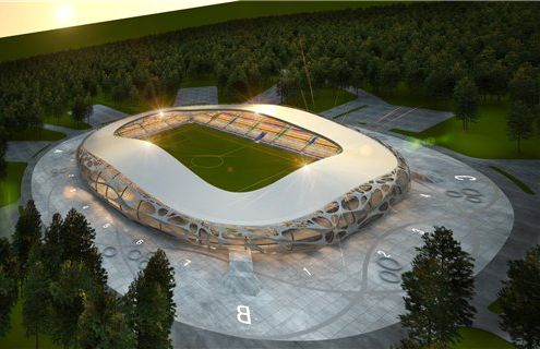 Проект стадиона в Борисове