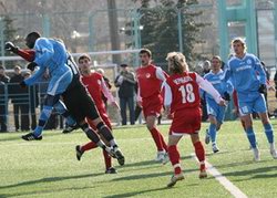Кубок Беларуси 2007/2008. Локомотив Минск - Динамо Минск - 0:2. Фото - dinamo-minsk.com Кубок Беларуси 2007/2008. Локомотив Минск - Динамо Минск - 0:2. Фото - dinamo-minsk.com