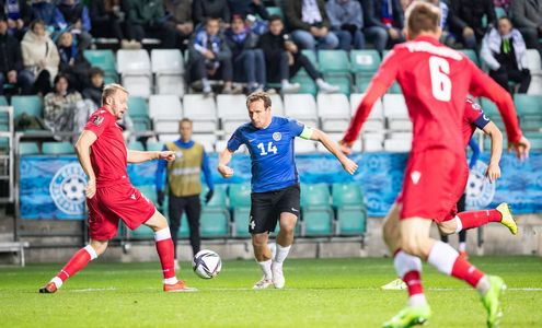 ЧМ-2022. Эстония - Беларусь - 2:0. Фото - sport.postimees.ee