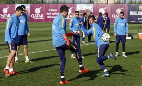 Тренировка "Барселоны". Фото fcbarcelona.com