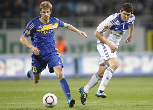 ЛЧ 2010/11. Динамо Киев - БАТЭ - 2:2. Фото Reuters