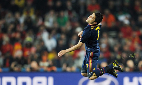 ЧМ-2010. Испания - Парагвай - 1:0. Давид Вилья. Фото Getty Images