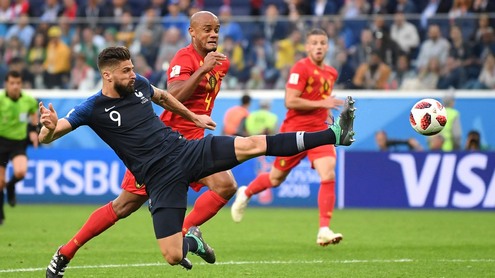 ЧМ-2018. Франция - Бельгия - 1:0. Оливье Жиру. Фото Getty Images