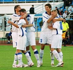 Кубок УЕФА 2007/2008. Динамо Минск - Сконто - 2:0. Фото - dinamo-minsk.com