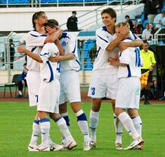 Кубок УЕФА 2007/2008. Динамо Минск - Сконто - 2:0. Фото - dinamo-minsk.com Кубок УЕФА 2007/2008. Динамо Минск - Сконто - 2:0. Фото - dinamo-minsk.com