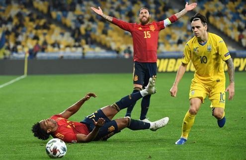Лига наций. Украина - Испания - 1:0. Фото - uefa.com