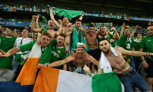 Фанаты сборной Ирландии. Фото Getty Images