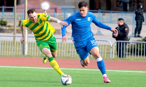ЧБ-2021. Неман - Динамо Бр - 0:1. Легчилин и Шестюк. Фото - fcneman.by ЧБ-2021. Неман - Динамо Бр - 0:1. Легчилин и Шестюк. Фото - fcneman.by