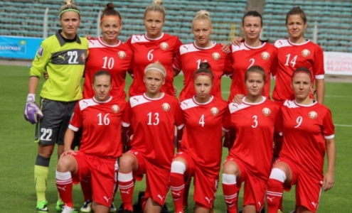 Женская сборная Беларуси. Фото АБФФ