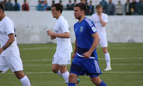 Филипп Рудик в матче с "Астаной". Фото fc-zhetisu.kz