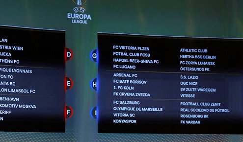 Жеребьевка группового этапа Лиги Европы 2017/2018 Жеребьевка группового этапа Лиги Европы 2017/2018