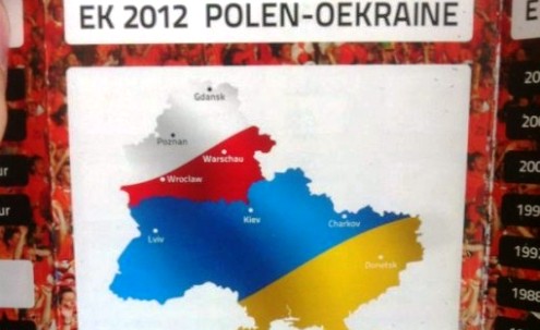 Евро-2012. Плакат в Голландии. Евро-2012. Плакат в Голландии.