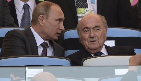 Йозеф Блаттер и Владимир Путин. Фото: eurosport.ru