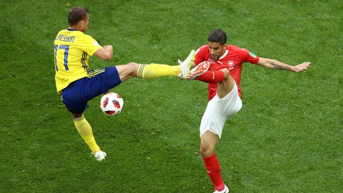 ЧМ-2018. Швеция - Швейцария - 1:0. Фото Getty Images