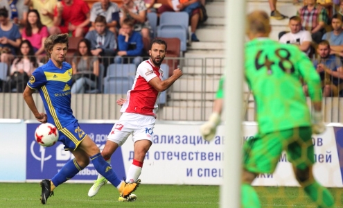 ЛЧ-2017/2018. БАТЭ - Славия - 2:1. Фото slavia.cz