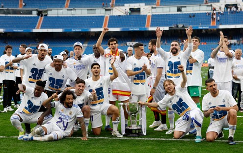 "Реал" Мадрид - чемпион Испании-2021/22