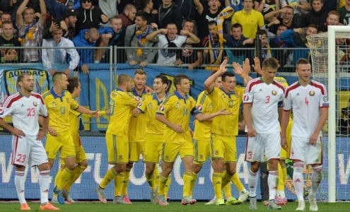 Квалификация ЕВРО-2016. Украина - Беларусь. Фото Getty Images