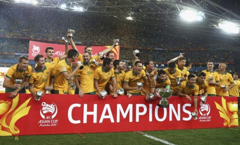 Сборная Австралии - чемпион Азии-2015. Фото Getty Images