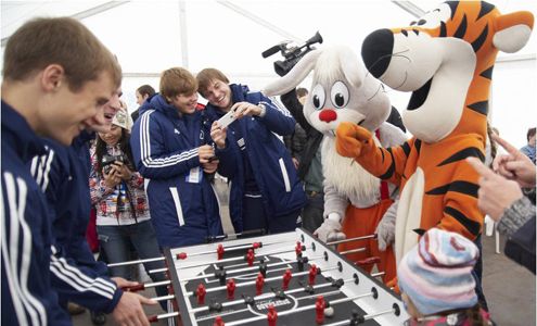 Благотворительная акция московского "Динамо". Фото - fcdinamo.ru Благотворительная акция московского "Динамо". Фото - fcdinamo.ru