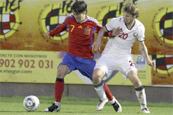 28.03.2011. U-21. Испания - Беларусь - 1:1. Фото sport.es
