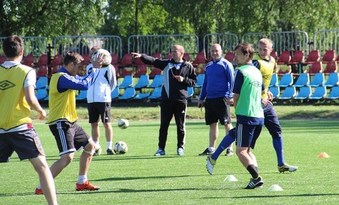 Тренировка Сморгони. Николай Рындюк. Фото fc-smorgon.by Тренировка Сморгони. Николай Рындюк. Фото fc-smorgon.by