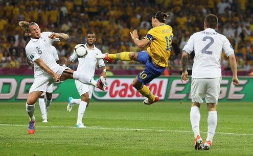 ЕВРО-2012. Швеция - Франция - 2:0. Фото Getty Images