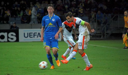 ЛЧ-2014/2015. БАТЭ - Шахтер - 0:7. Дарио Срна. Фото Александры Милентей ЛЧ-2014/2015. БАТЭ - Шахтер - 0:7. Дарио Срна. Фото Александры Милентей