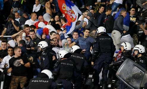 ЕВРО-2016. Сербия - Албания. Фото Reuters ЕВРО-2016. Сербия - Албания. Фото Reuters